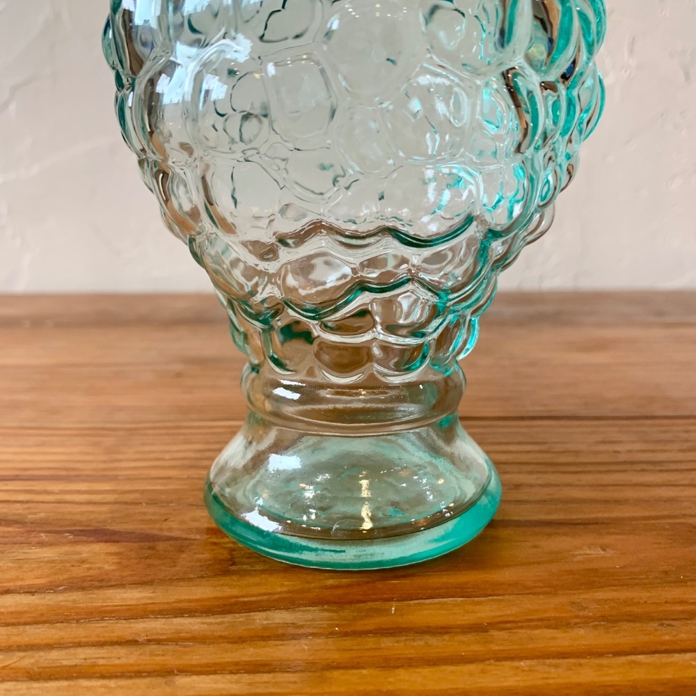 Vintage Vetreria Etrusca Seafoam Blue Hobnail Cruet | Made in Italy - Picture 6 of 16